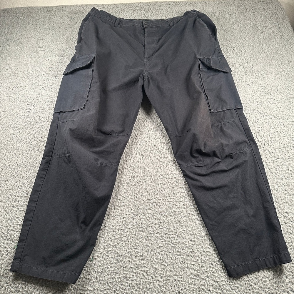 EDWIN Sentinel Pant‎ Men's Black XL Cargo Cotton Ripstop Trouser Pants Flaw